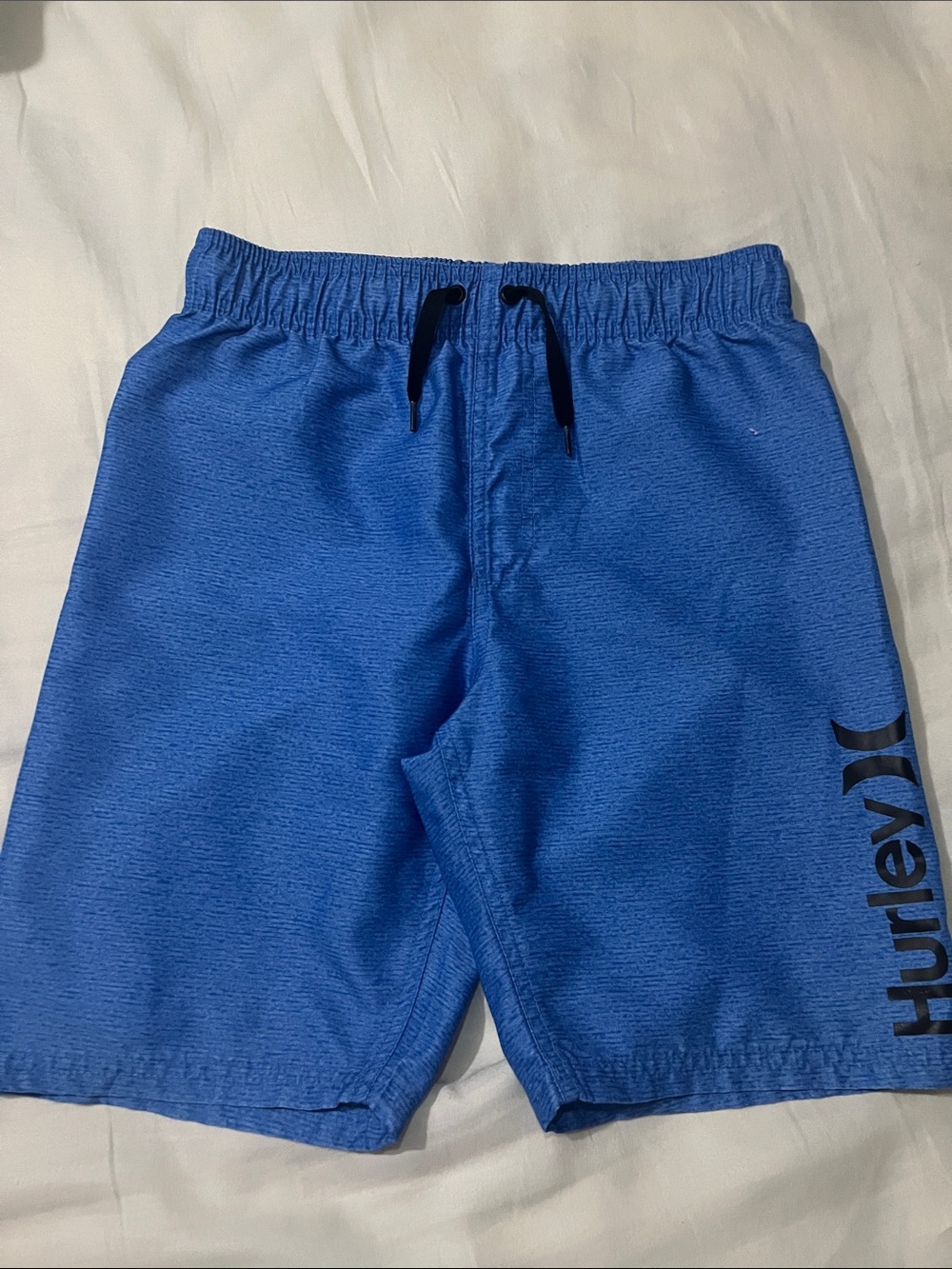 Hurley Royal Blue Swim Shorts with Black Drawstring Logo